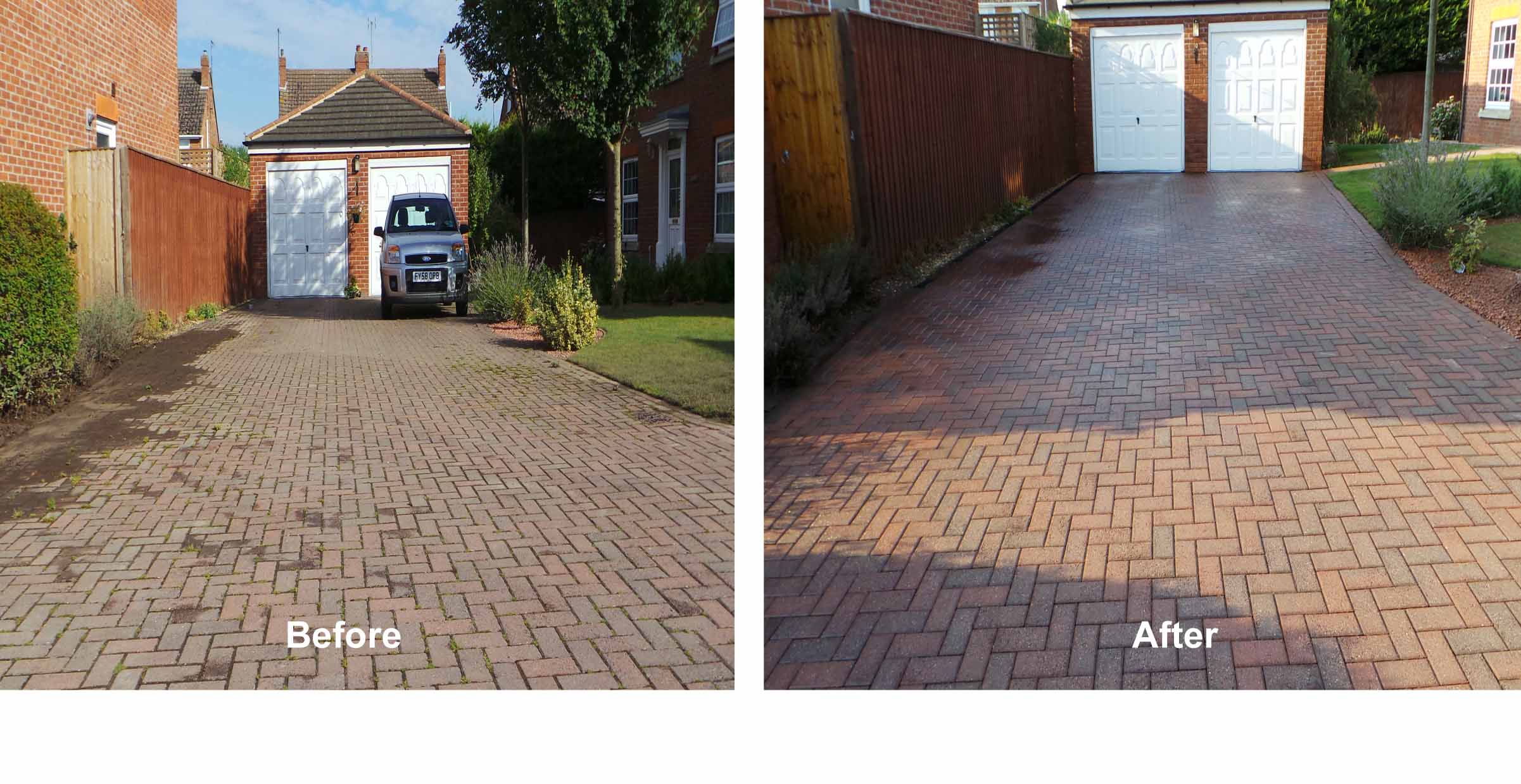 Driveway cleaning in Boston Lincolnshire