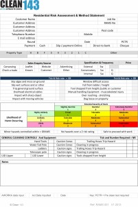 Residential Risk Assessment Template